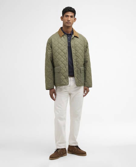 City Bedale Quilted Jacket Dusty Olive