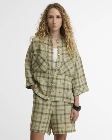 Camicia Orla Sage Green Tartan