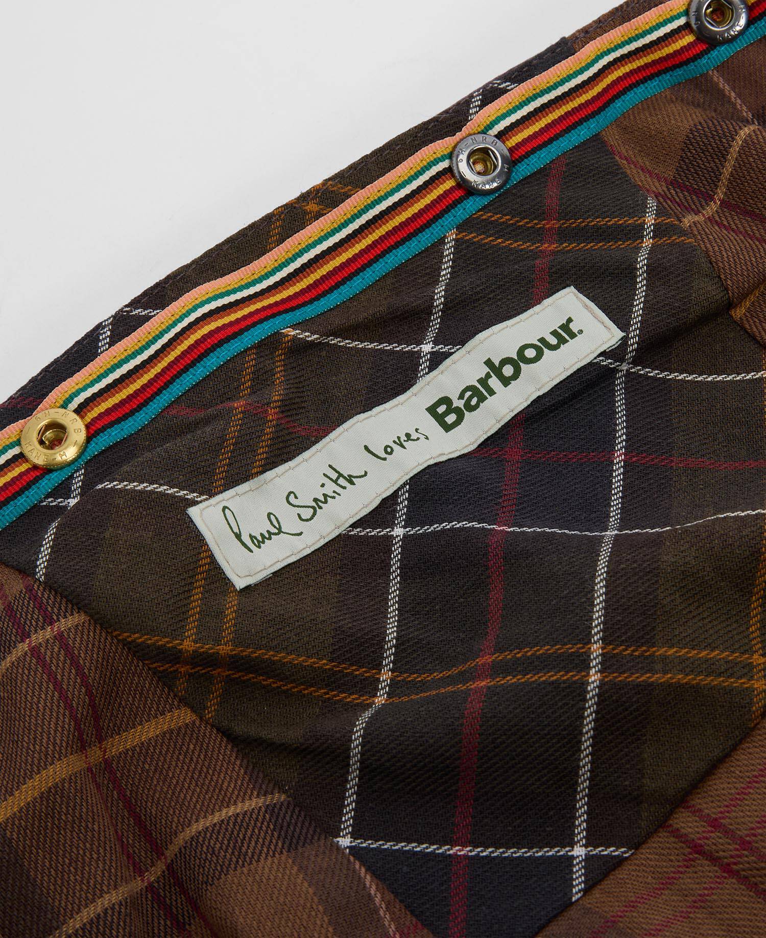 Cappuccio cerato Paul Smith loves Barbour image number 6