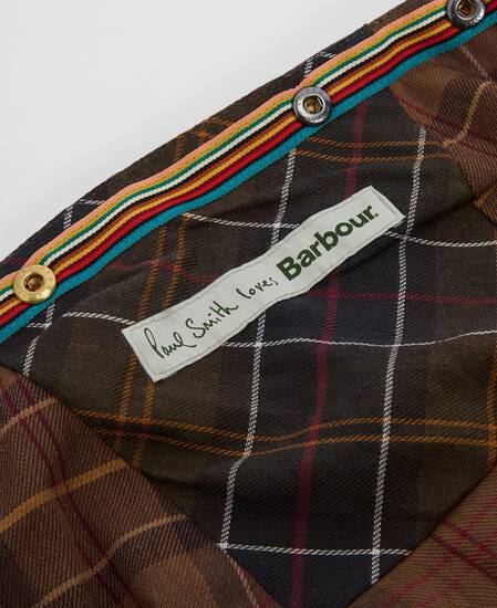 Paul Smith loves Barbour Waxed Hood Grey Lilac