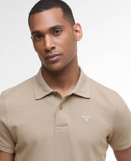 Sports Short-Sleeved Polo Shirt Washed Stone Sports Short-Sleeved Polo Shirt Washed Stone