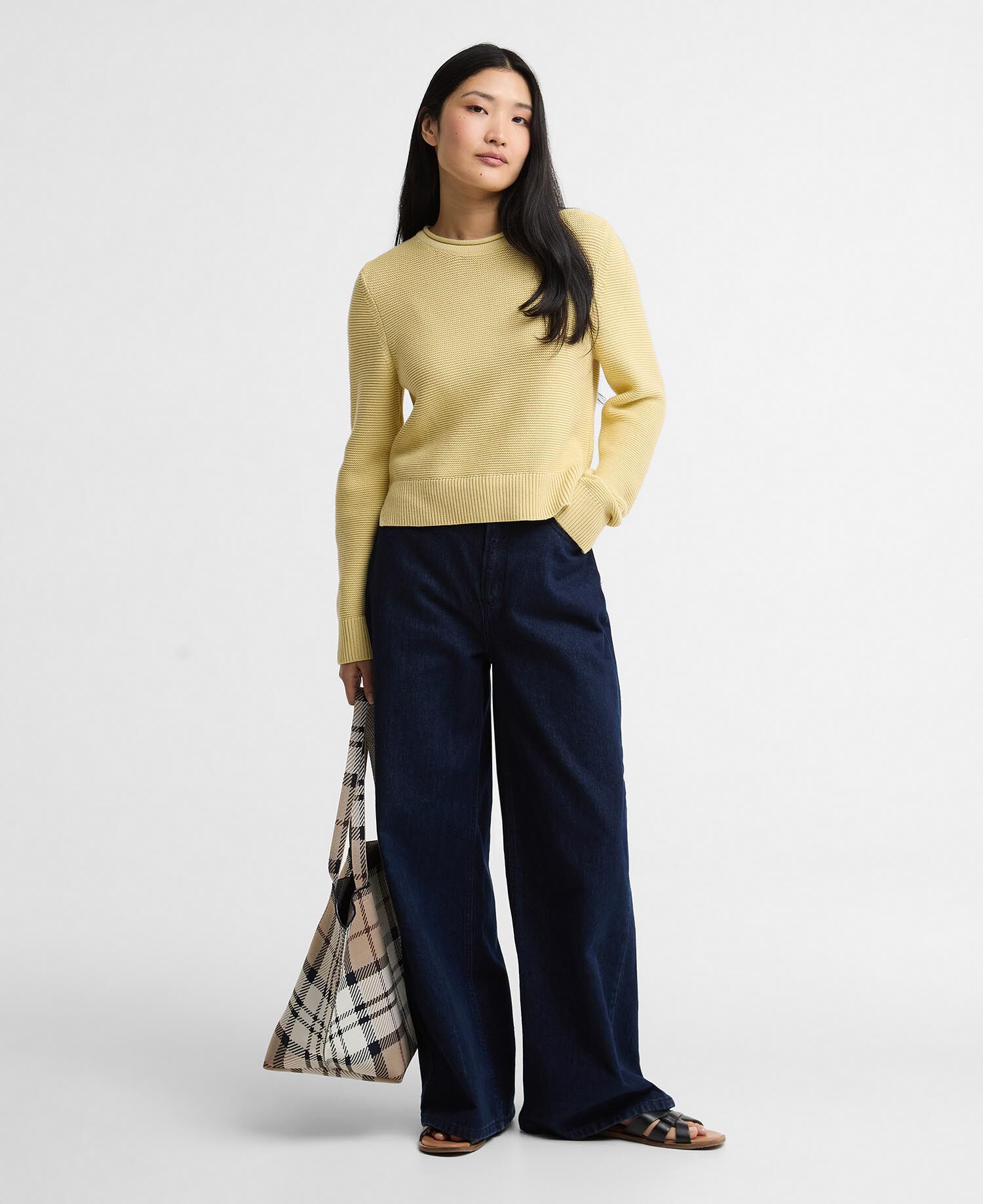 Fawley Crew Neck Jumper Soured Citrus