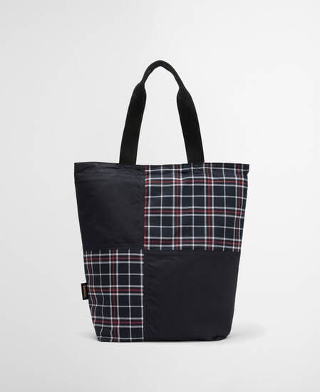 Transport Patchwork Tote Bag Navy