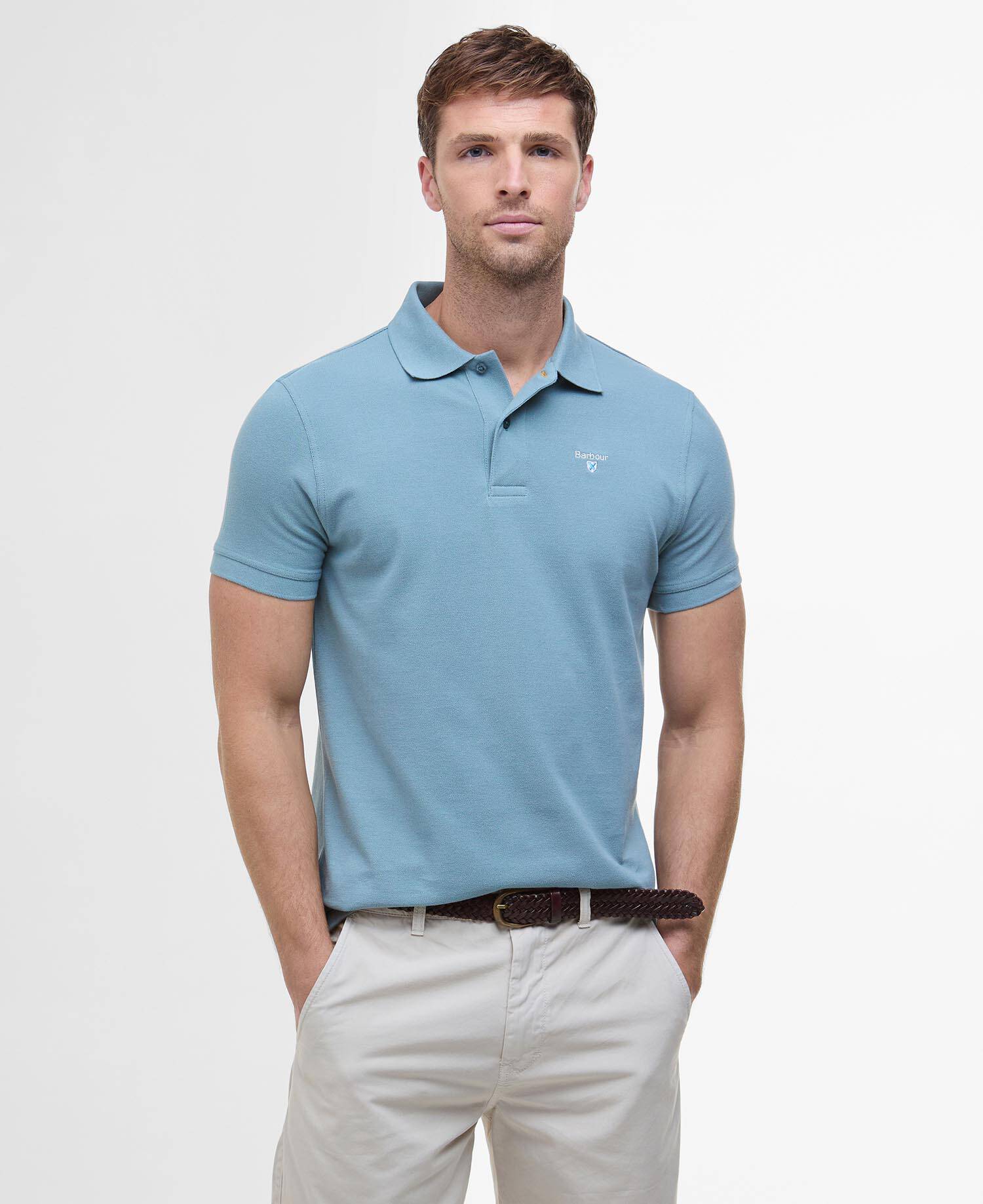 Sports Short-Sleeved Polo Shirt Lead image number 0