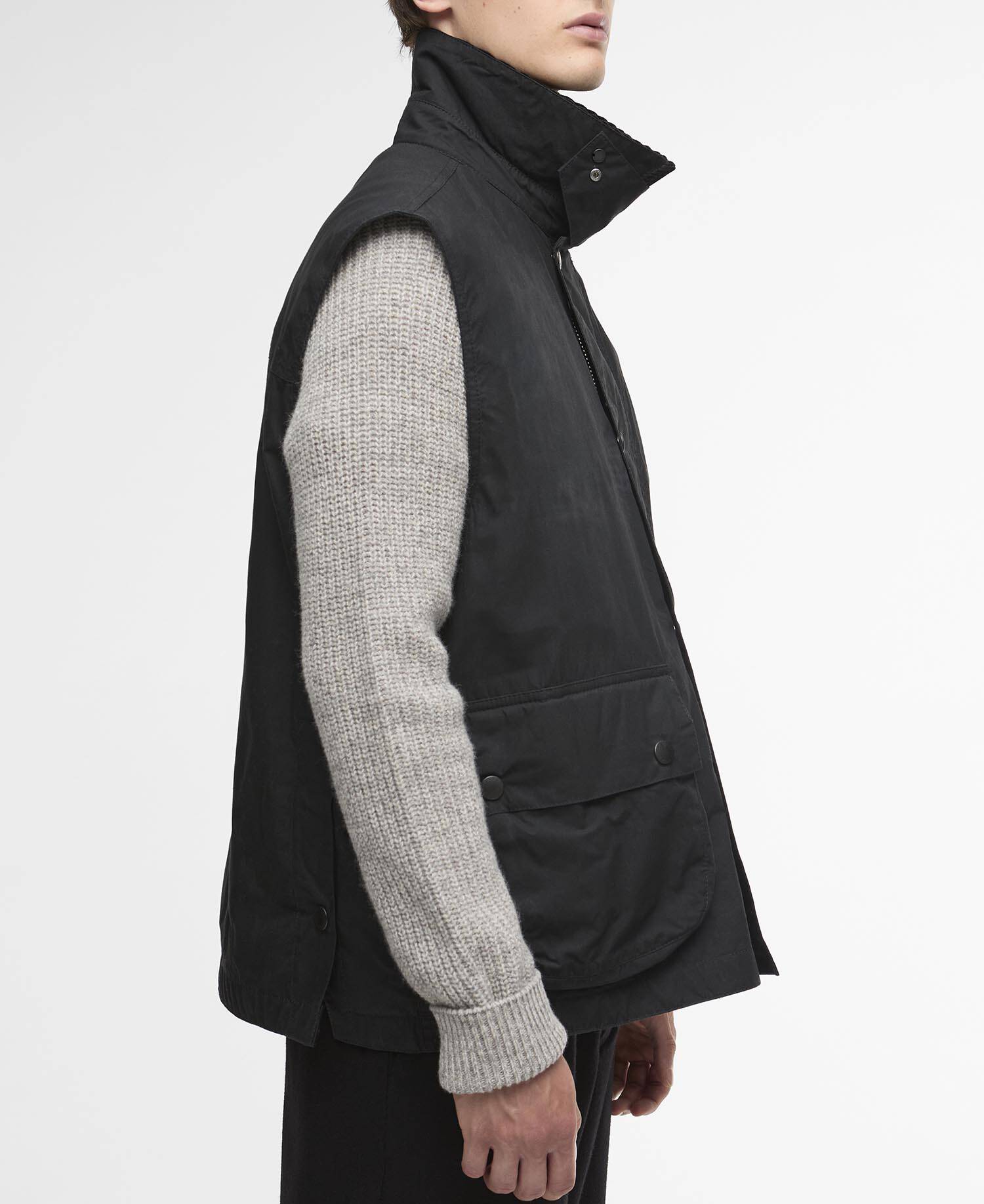 Gilet casual Bedale Barbour x Margaret Howell Black image number 4