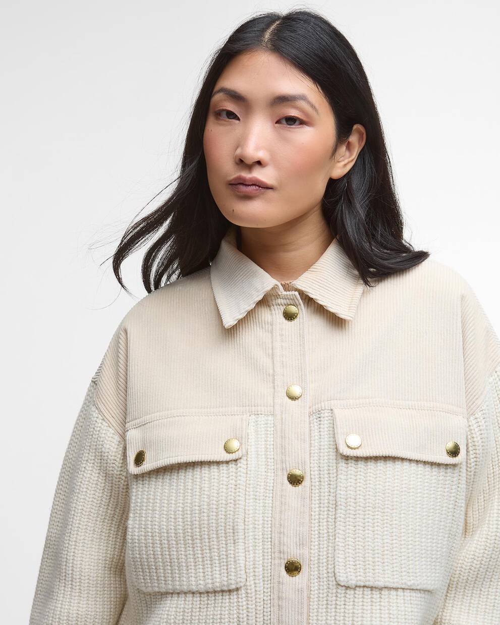 Overshirt lavorata Maxine