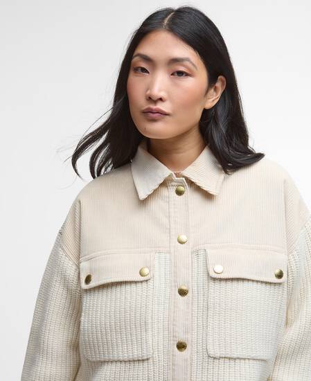 Maxine Knitted Overshirt Birch