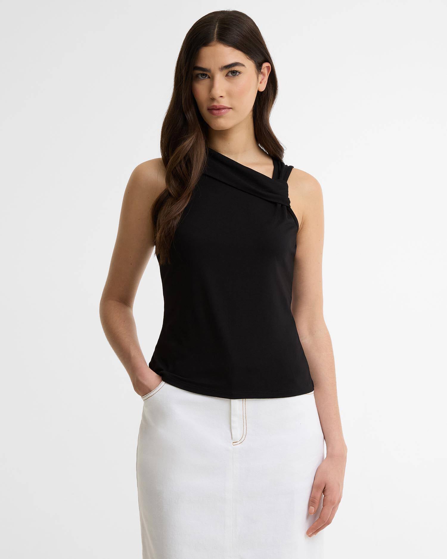 Cinzia Tank Top Black image number 0