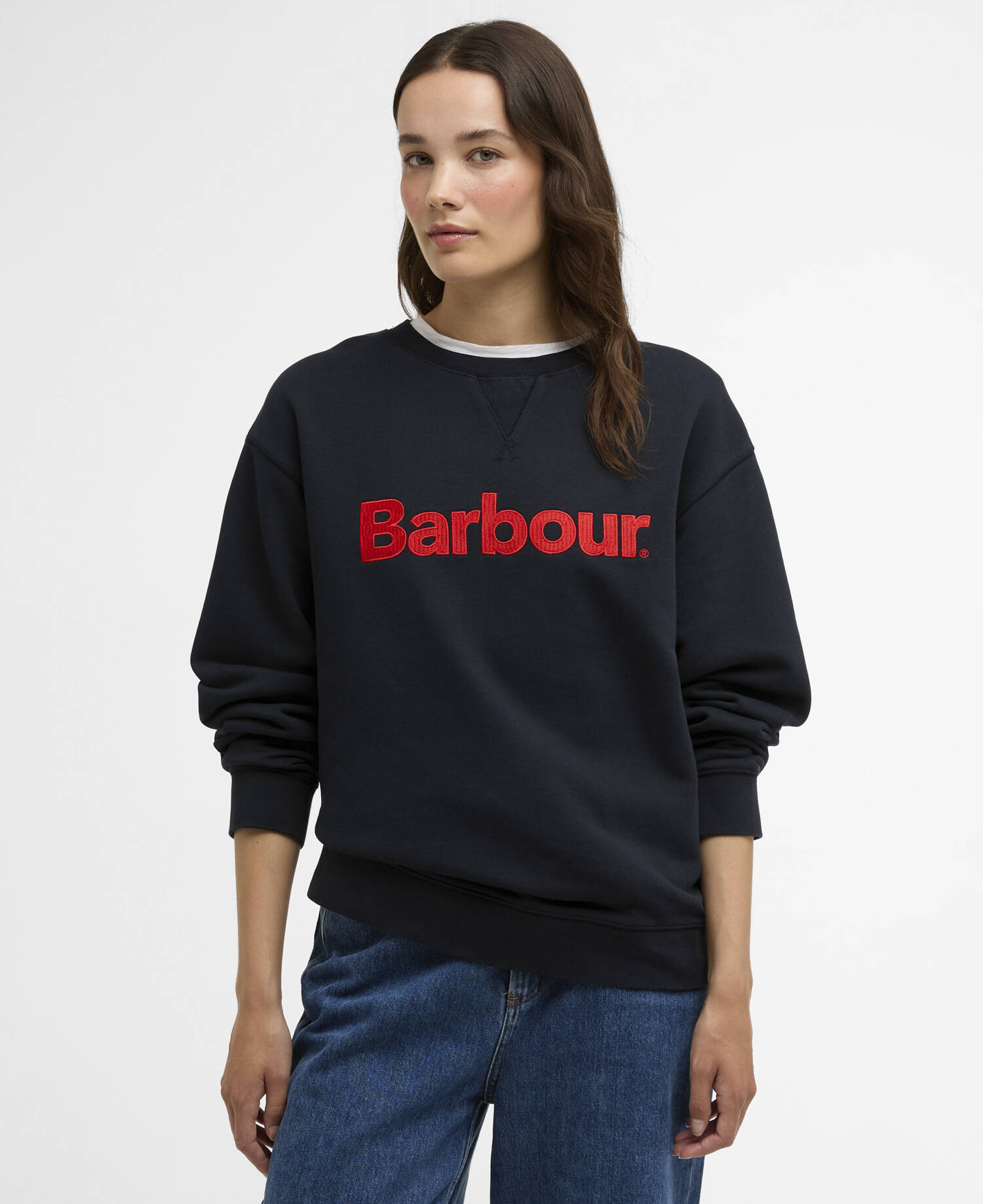Hartland Logo Sweatshirt Navy image number 0