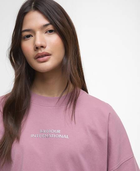 Kaia Oversized T-Shirt Rapsberry