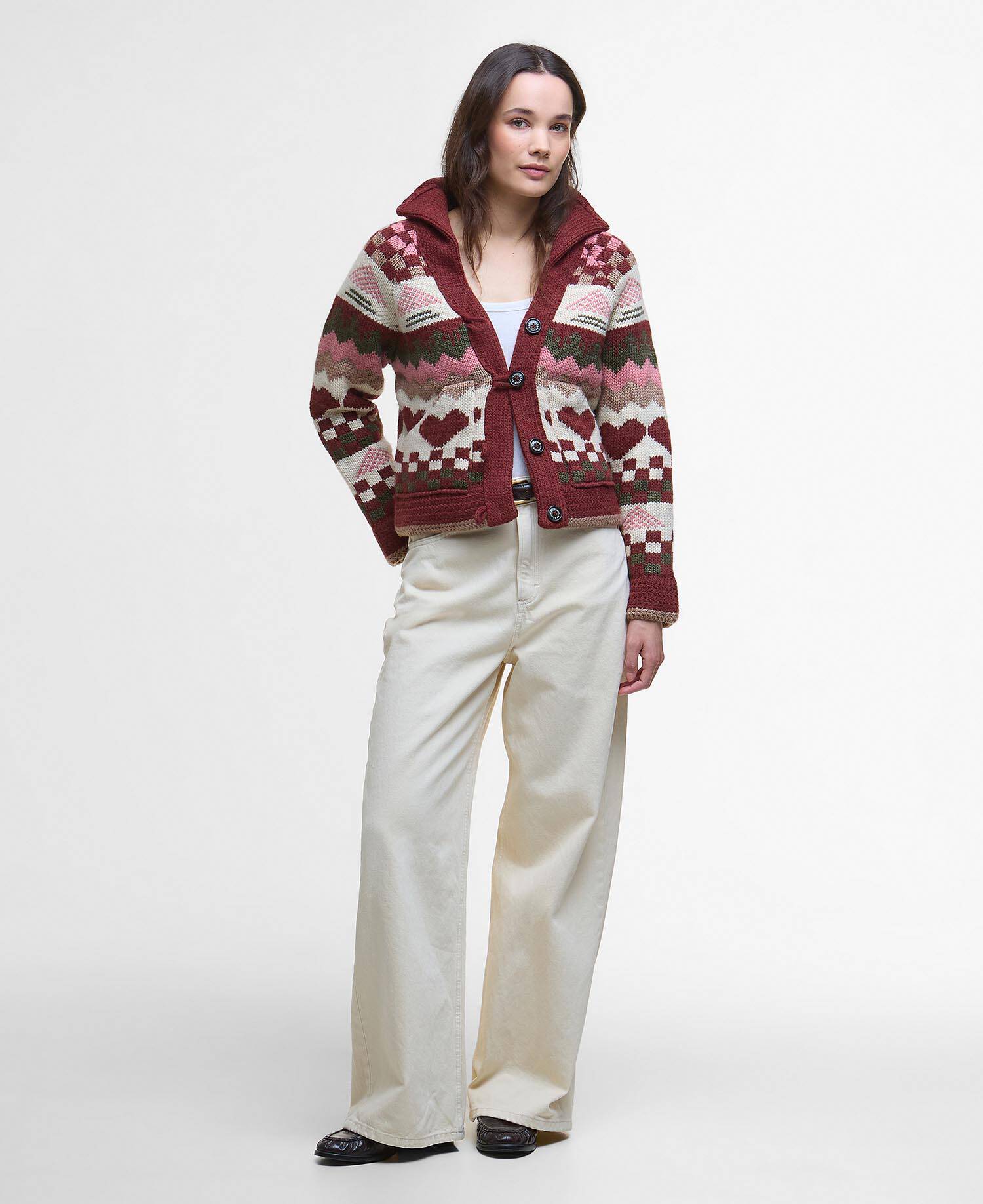 Ruby Fair Isle Cardigan image number 1