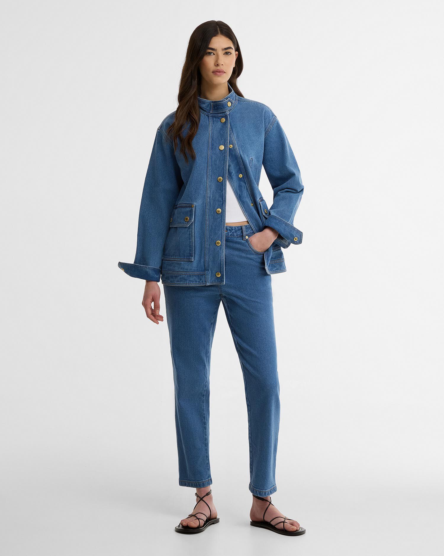 Jacke Nikki Denim Denim Blue