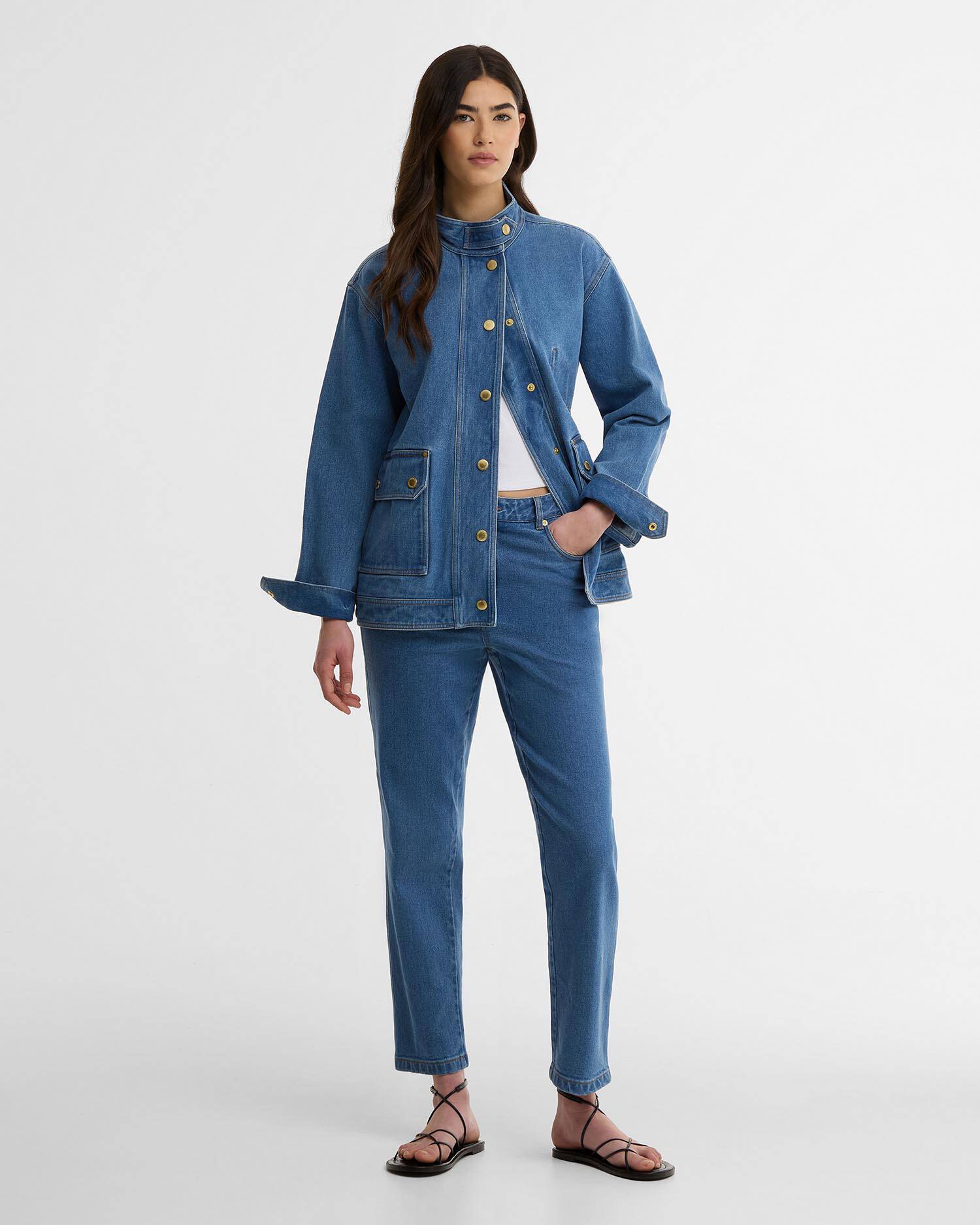 Jacke Nikki Denim Denim Blue image number 1