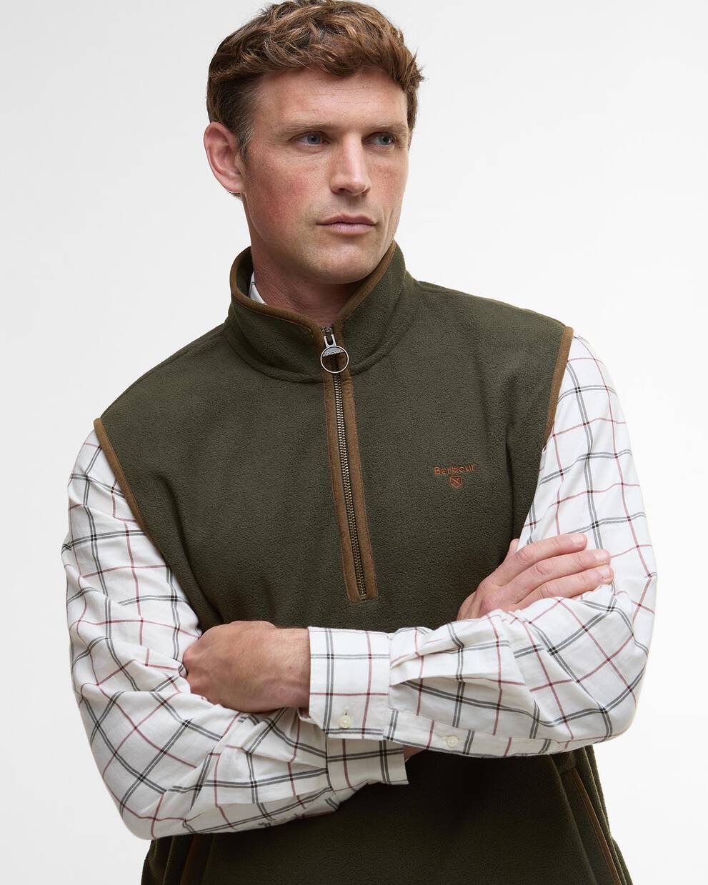 Harwood Half-Zip Fleeced Gilet