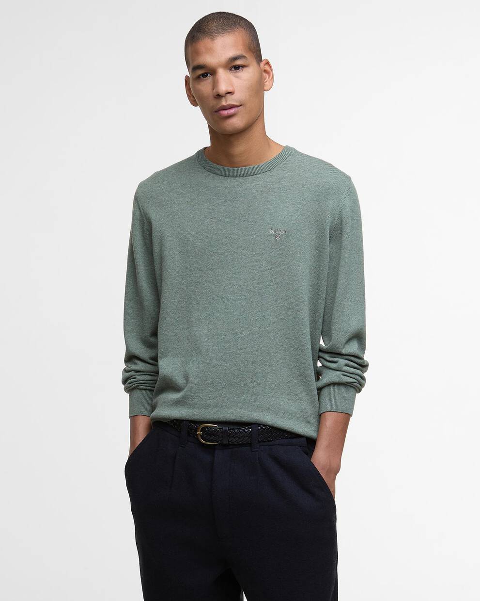 Pima Cotton Crew Neck Jumper