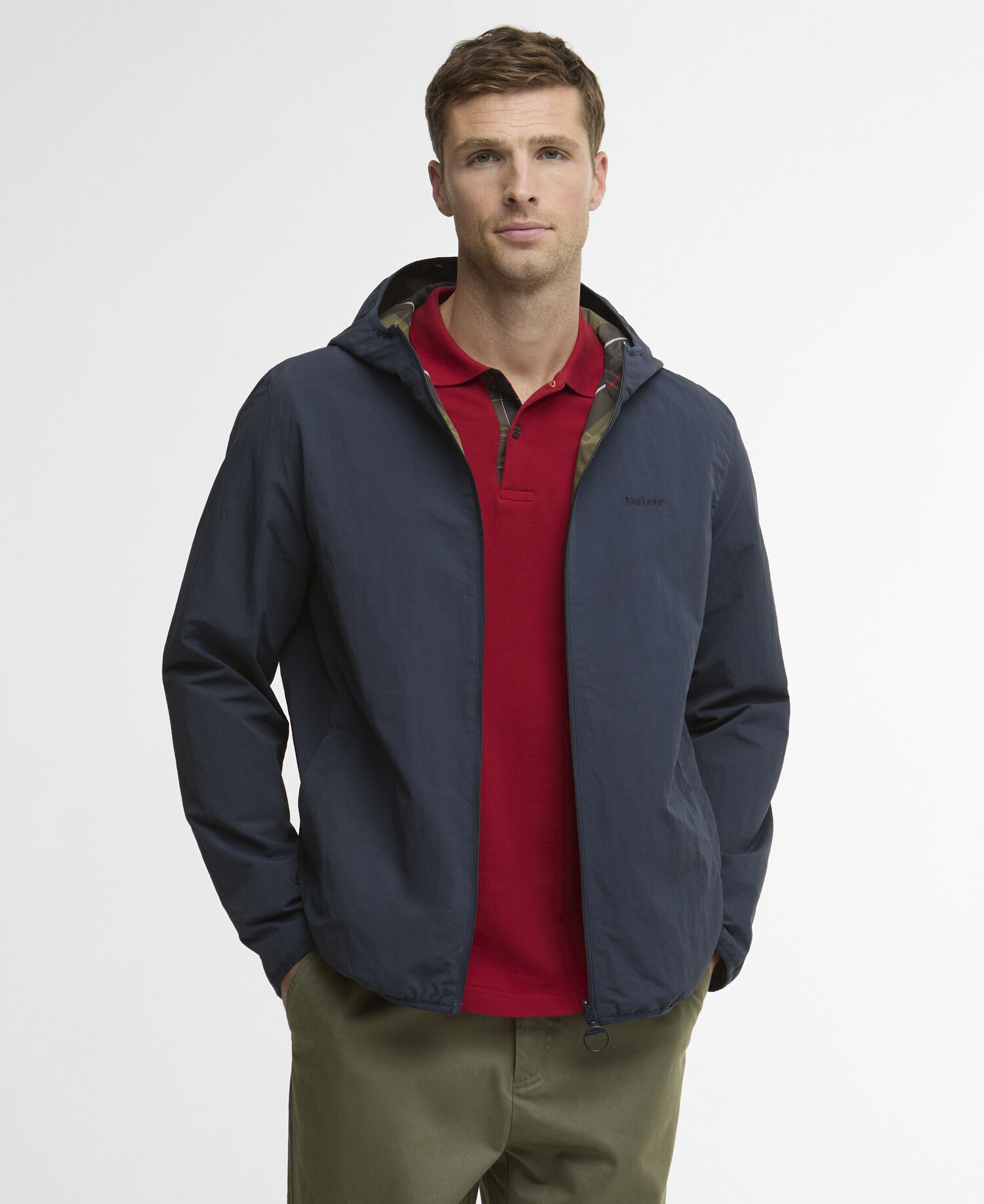 Reversible Kemble Showerproof Jacket Navy