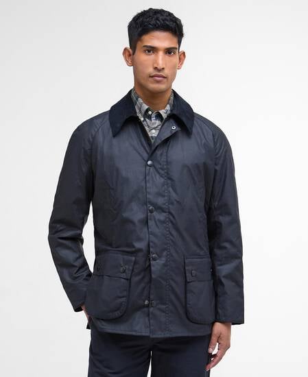Ashby Waxed Jacket Classic Navy