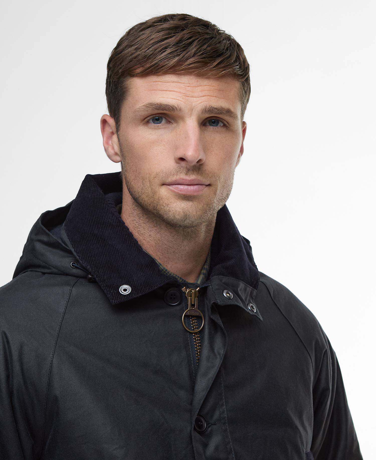 Modern Heritage Beaufort Wax Jacket Navy image number 3