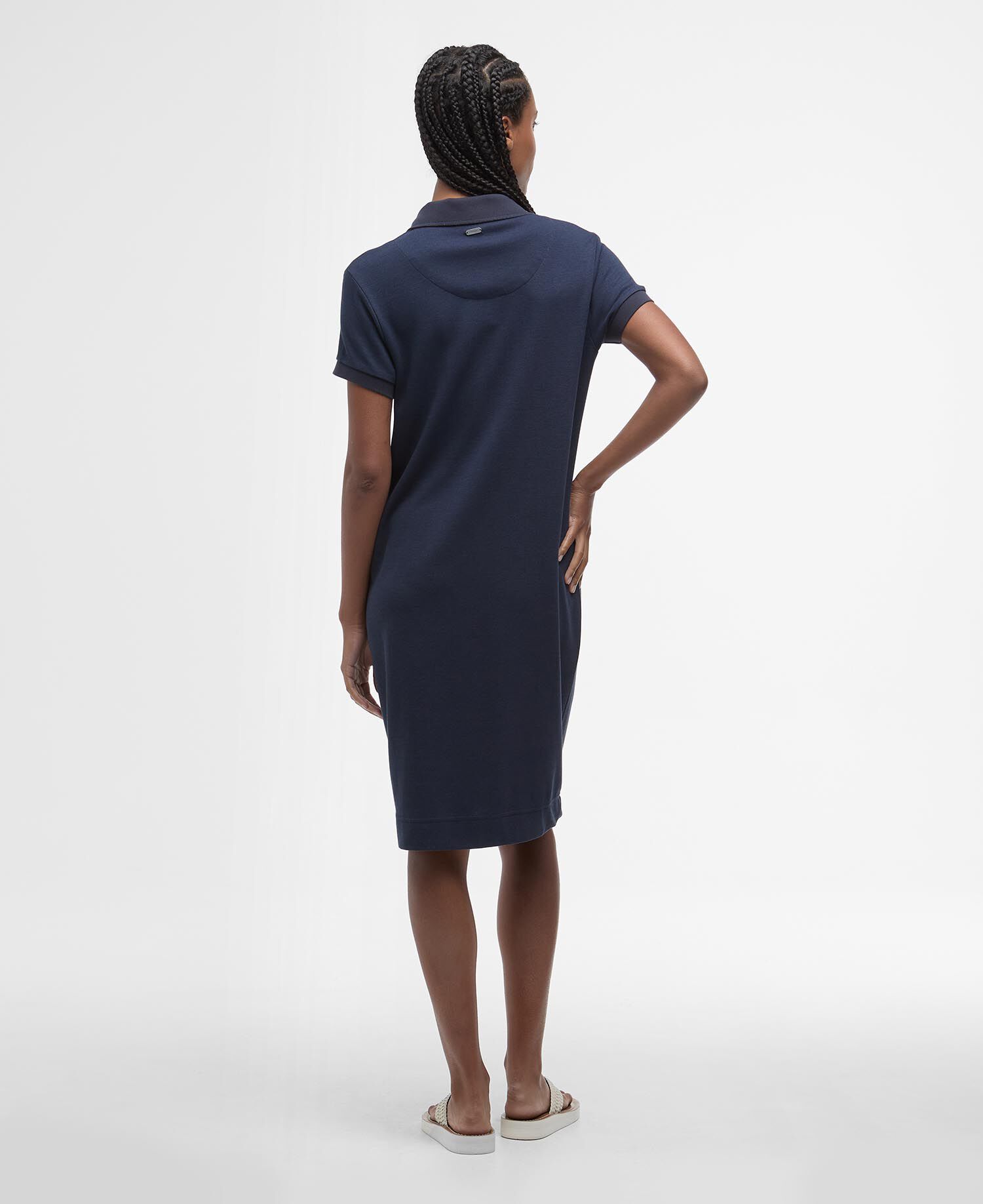 Polo Shirt Midi Dress Classic Navy