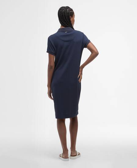 Polo Shirt Midi Dress Classic Navy