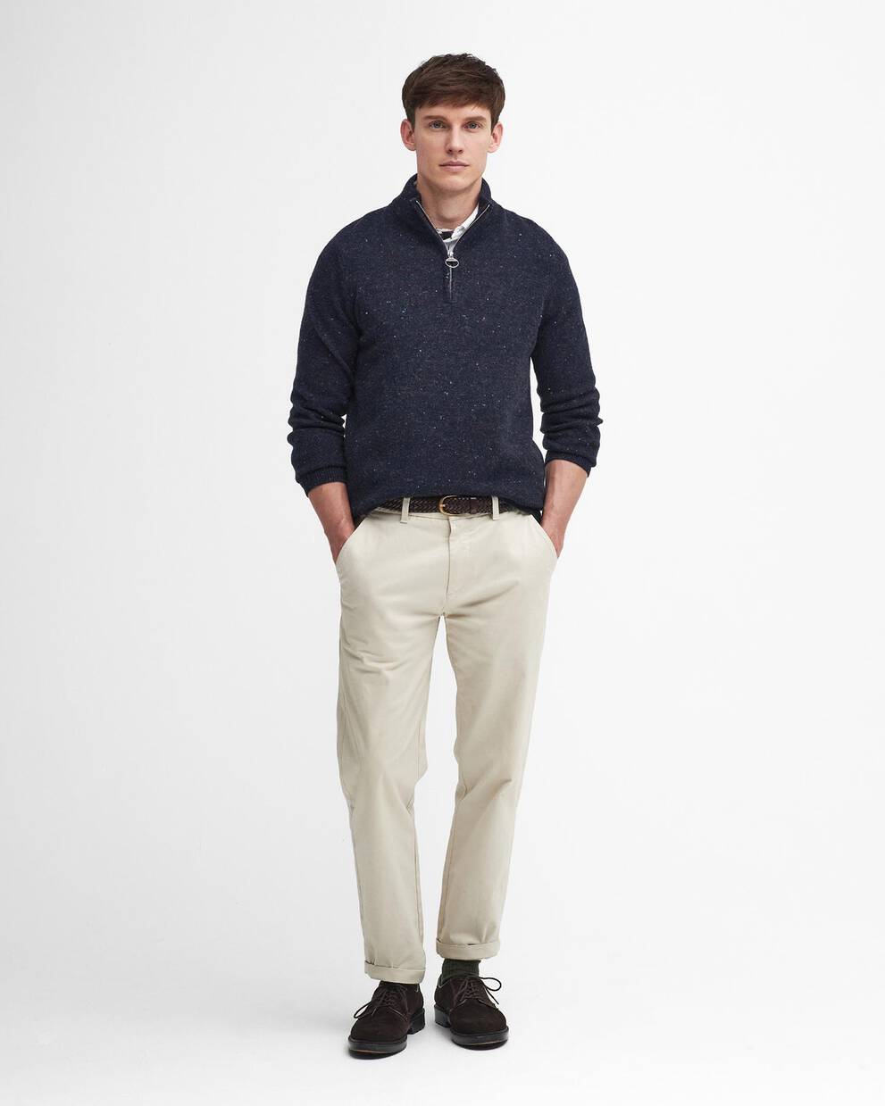 Maglione Tainsbury con zip corta