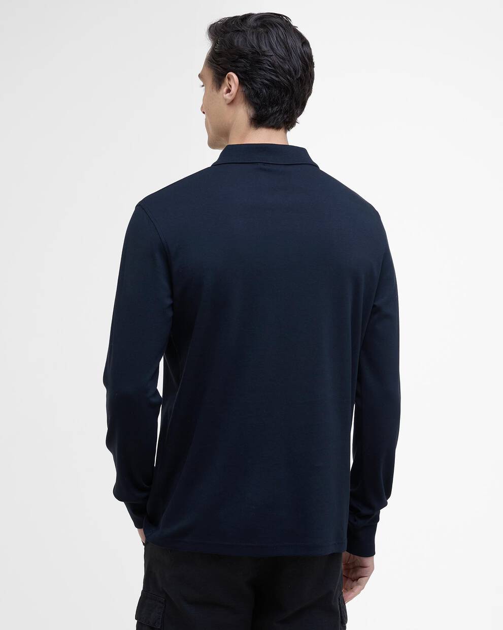 Innes Interlock Long-Sleeved Polo Shirt