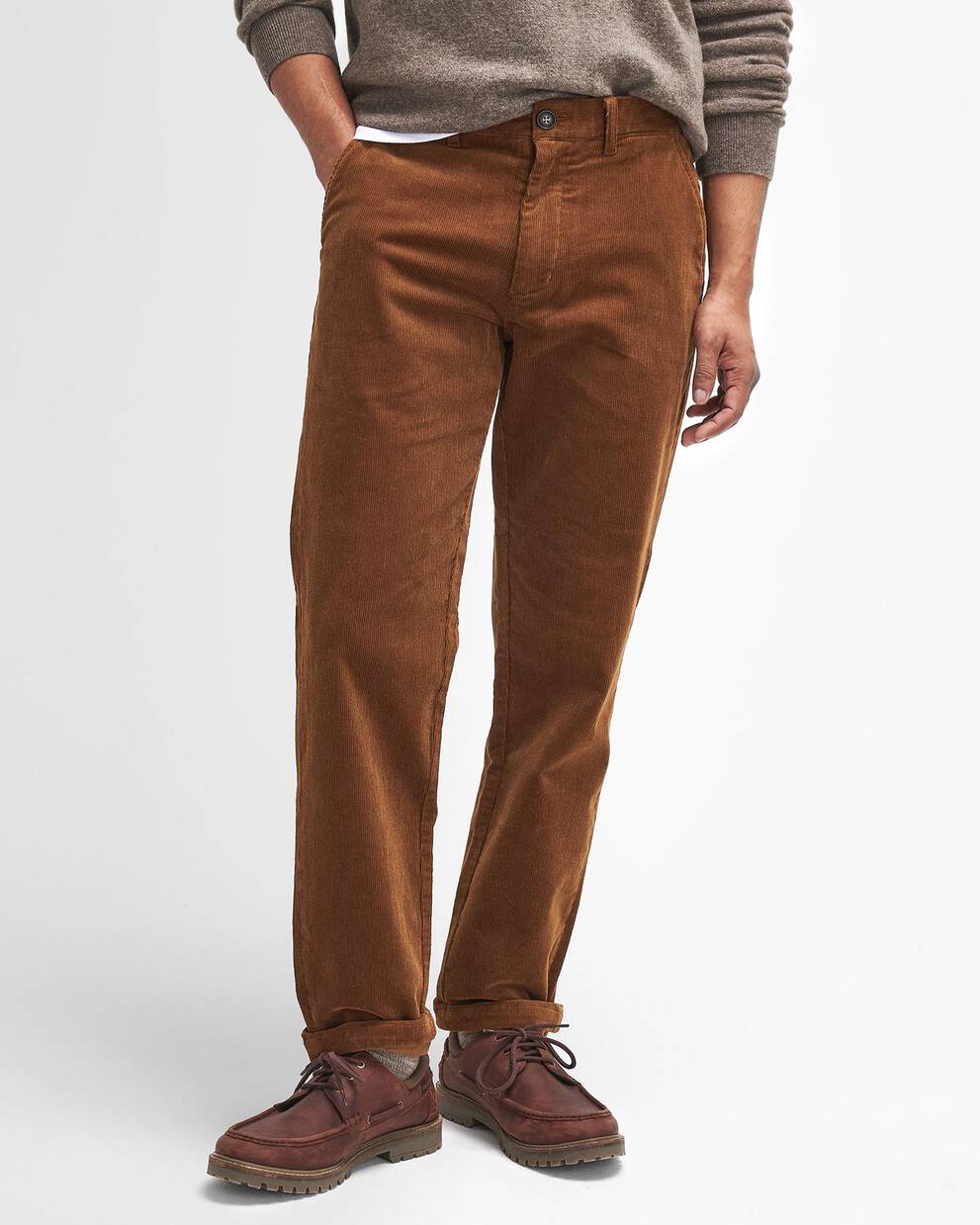 Stretch Cord Tailored Trousers
