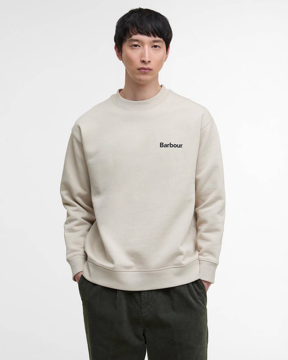 Brushed Nicholas Oversized Crew Neck Jumper