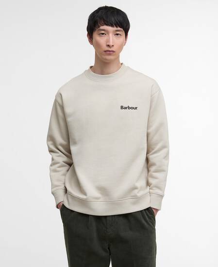 Brushed Nicholas Oversized Crew Neck Jumper Mist