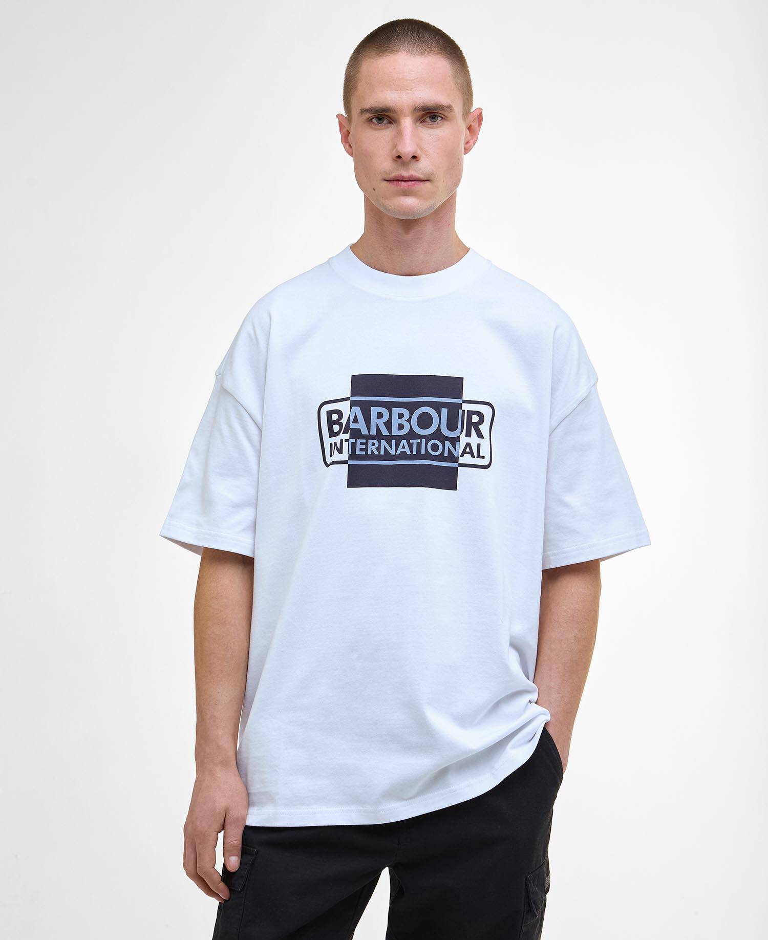 Divide Oversized Graphic T-Shirt image number 0