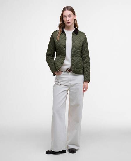 Deveron Polarquilt Jacket Olive-Pearl