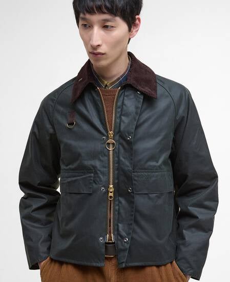 Spey Slim Waxed Jacket Sage