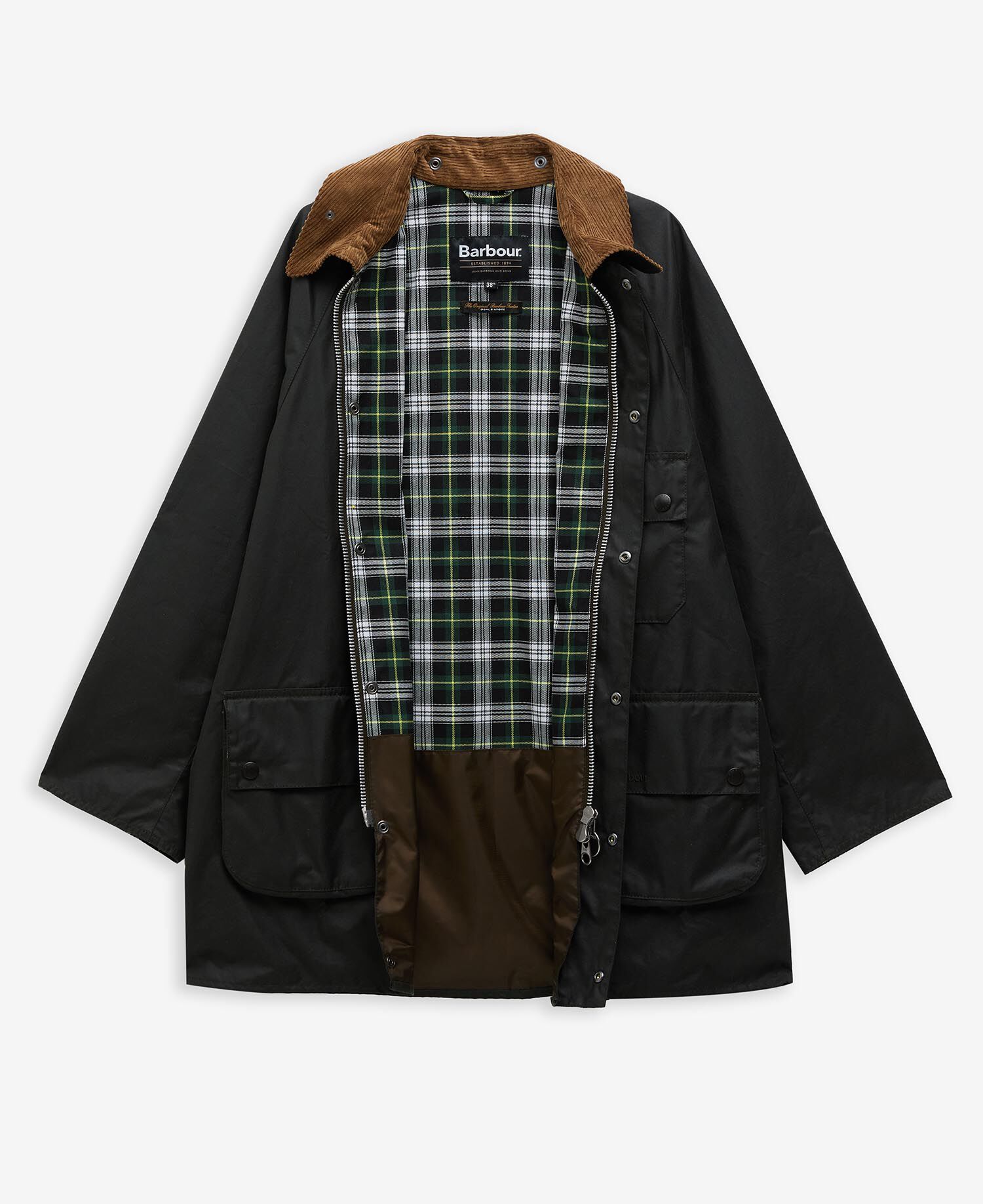 Buy Oversized Solway Waxed Jacket for N/A 0.0 | BARBOUR_ROW