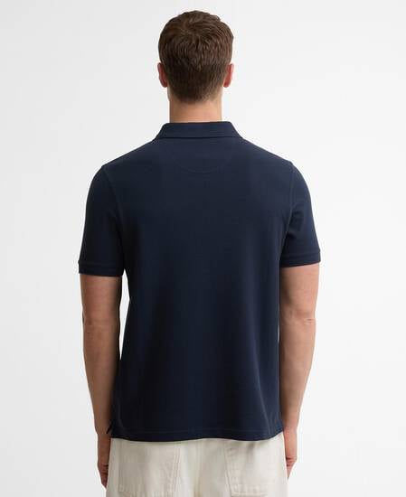Tartan Pique Polo Shirt Navy/Classic