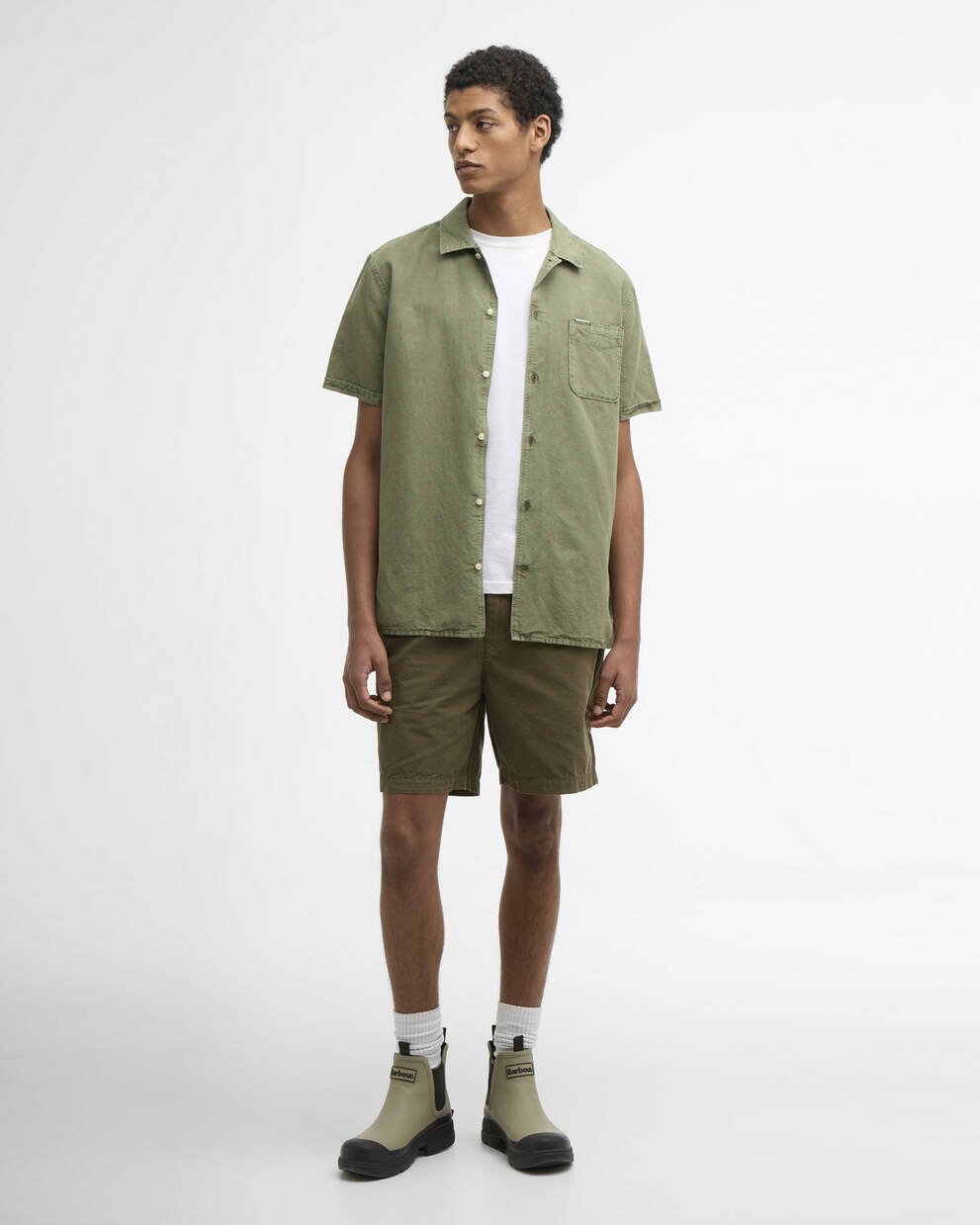 Landkey Overdyed Regular Short-Sleeved Shirt