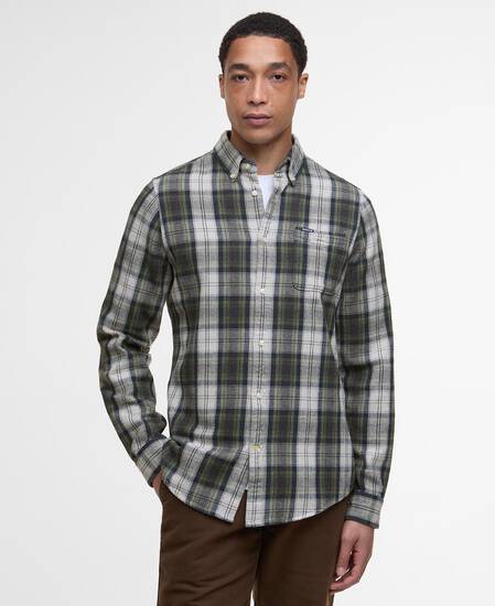 Sillwith Tailored Long-Sleeved Shirt Navy