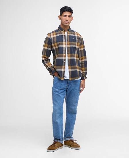 Folley Tailored Long-Sleeved Shirt Classic Navy Folley Tailored Long-Sleeved Shirt Classic Navy