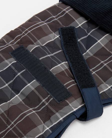 Tartan Dog Coat Midnight Oak