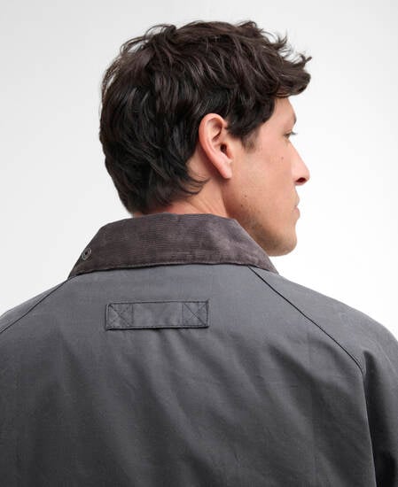 Re-Engineered Blackett Spey Waxed Jacket Asphalt