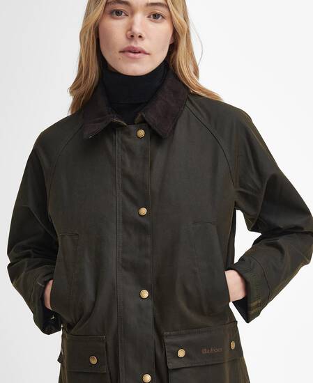 Acorn Waxed Jacket Olive