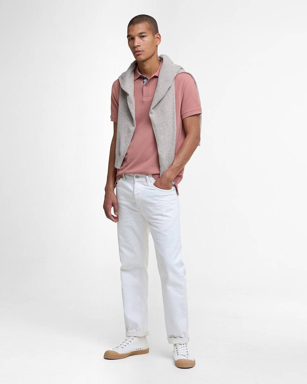 Tartan Pique Polo Shirt