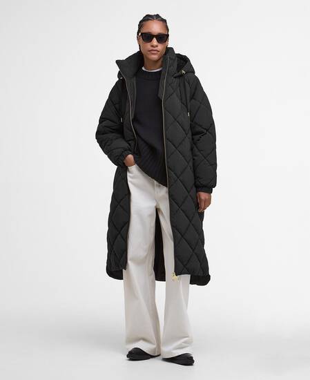 Kirkton Longline Puffer Jacket Black/Classic