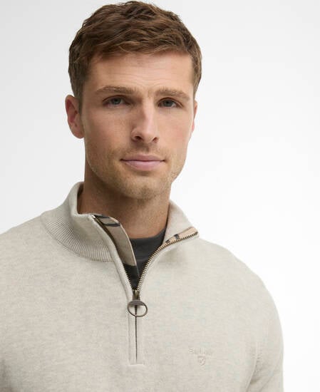 Pullover Cotton Half Zip Neutral