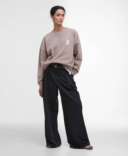 Elisha Logo Sweatshirt Military Brown