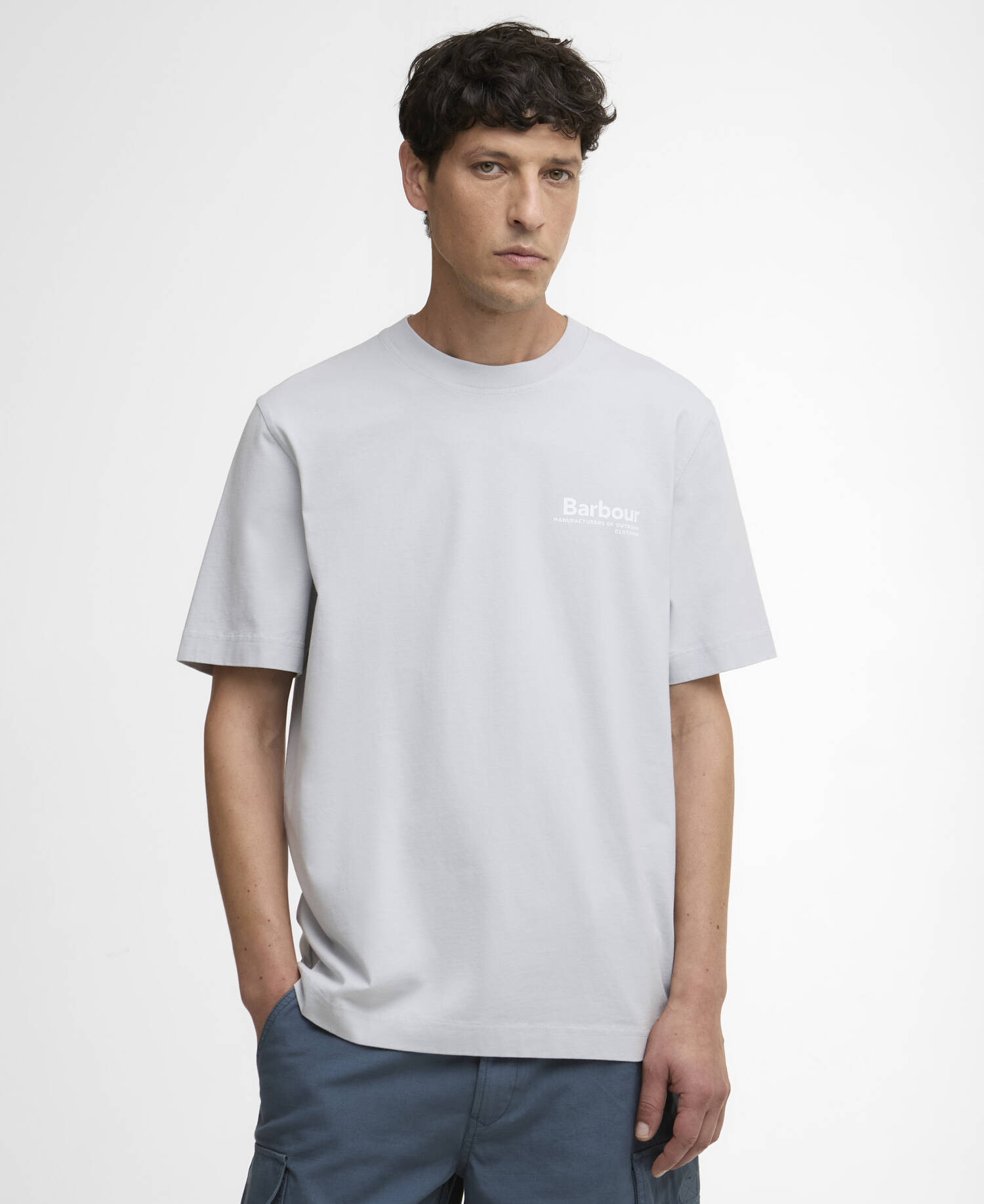 T-shirt con stampa Wildfell dalla vestibilit&agrave; comoda Blue Haze image number 0