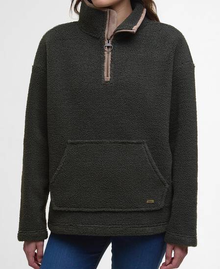 Bamburgh Half-Zip Fleece Olive
