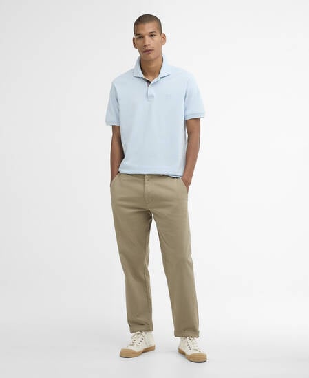 Pima Cotton Tailored Polo Sky