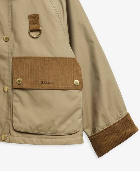 Phoebe Casual Jacket Military Brown