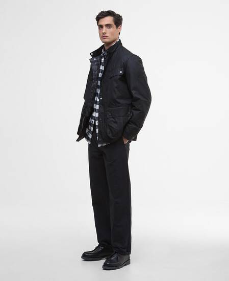 Dukeley Waxed Jacket Black