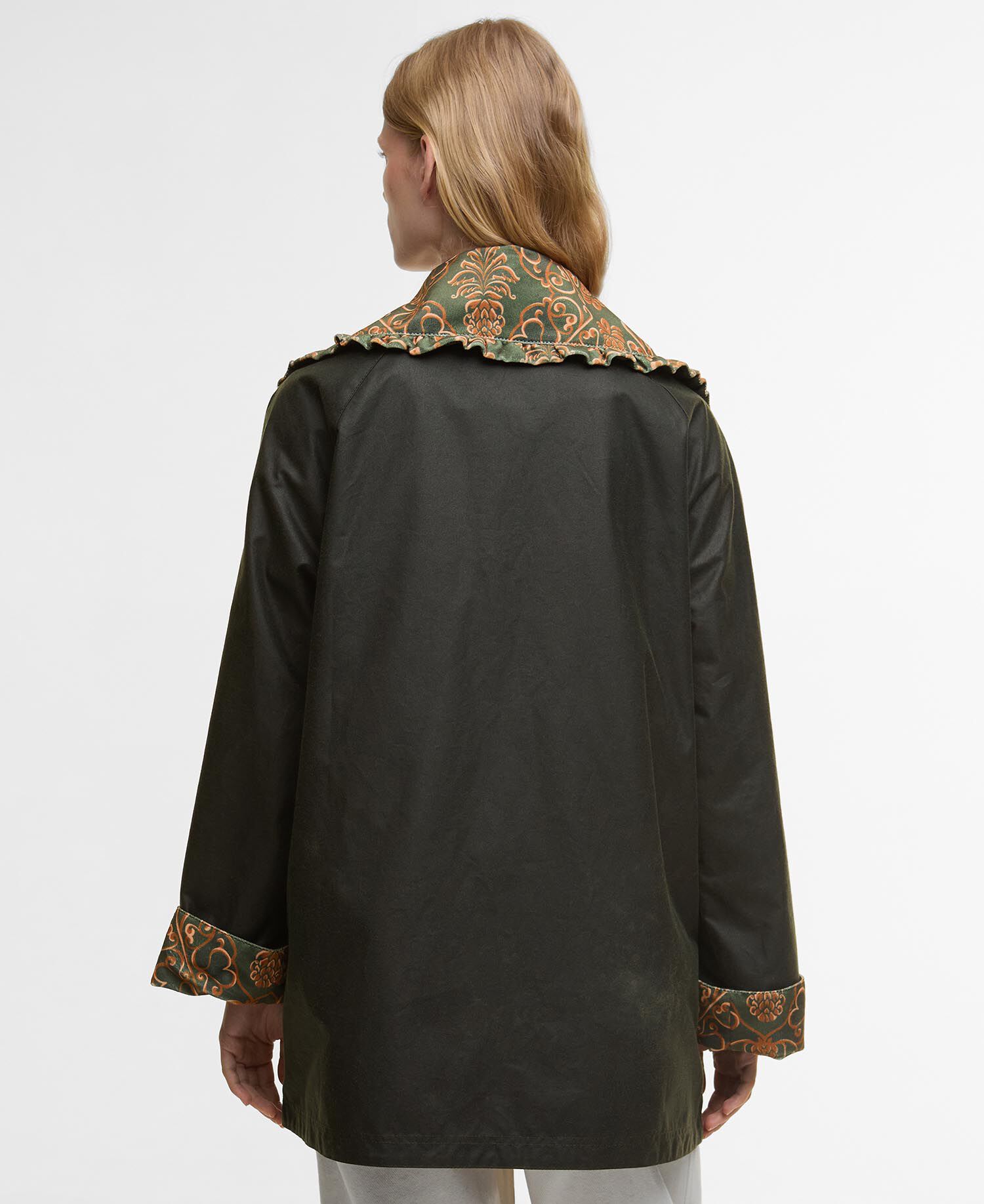 Buy Barbour FARM Rio Maria-Clara Waxed Jacket for USD 800.00